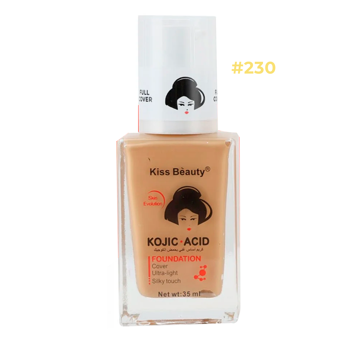 Base de Maquillaje Impermeable con Kojic Acid