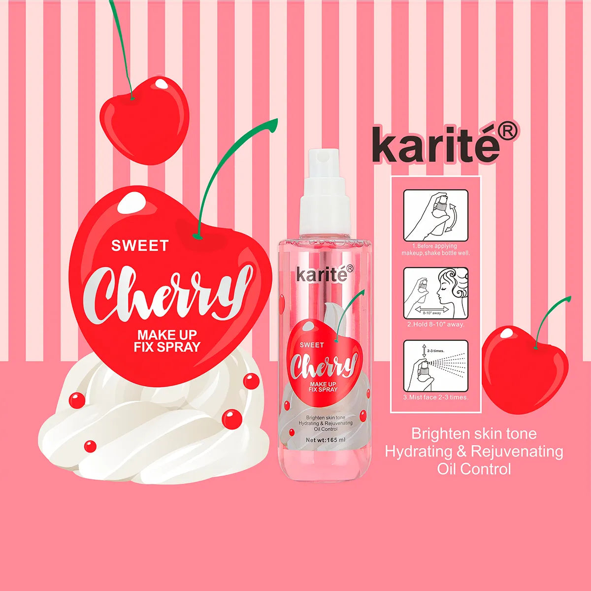 Spray Fijador de Maquillaje Sweet Cherry