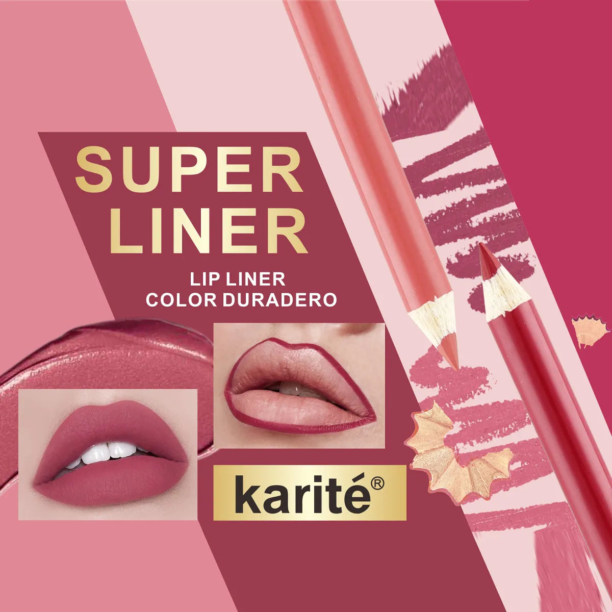 Lápiz Perfilador Labial Color Duradero