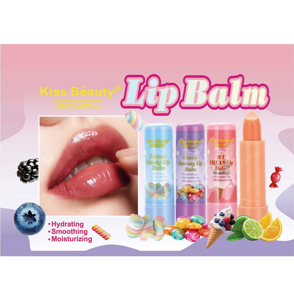 Bálsamo Labial  Hidratante con Olores Agradables