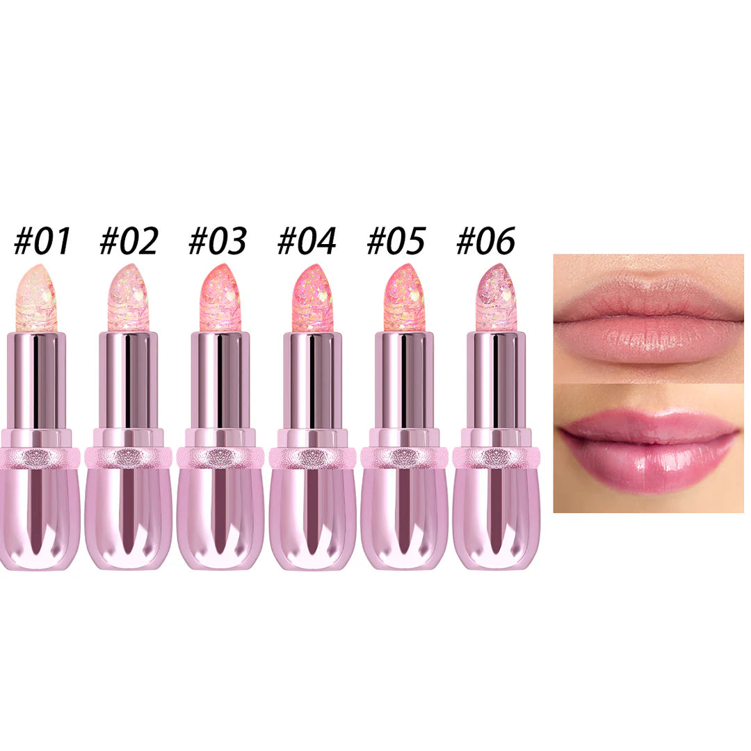 Lip Balm Cristal Mágico, Bálsamo Labial Mágico que Cambia de Color y que Activa con PH.