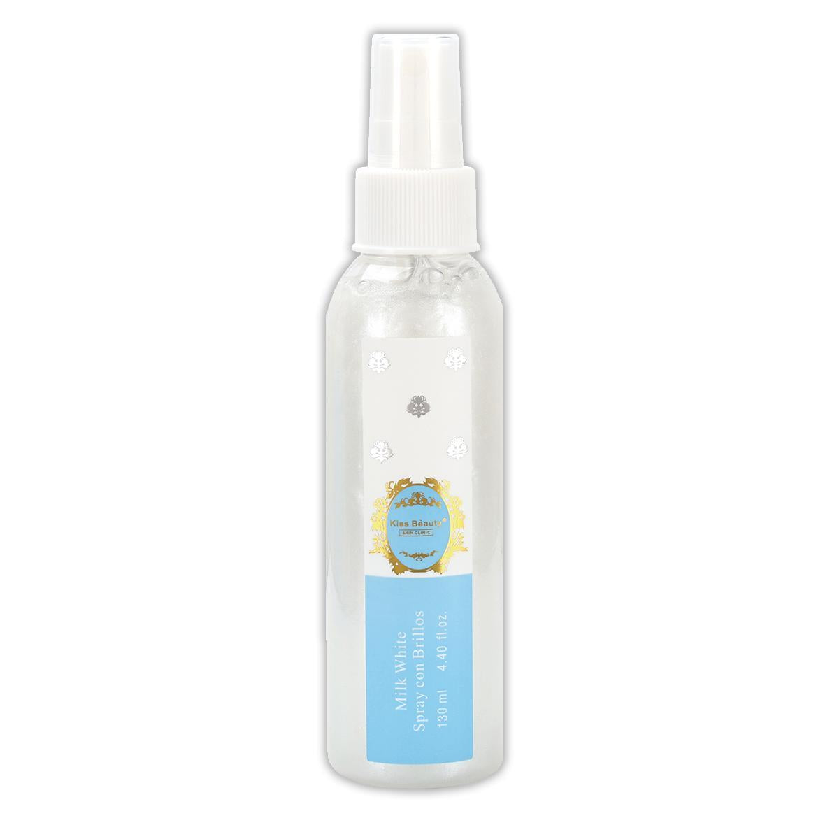 COLECCIÓN  MILK WHITE, Gama Completa de Skincare, Mascarilla Facial, Limpiador F - Spray Corporal con Brillo
