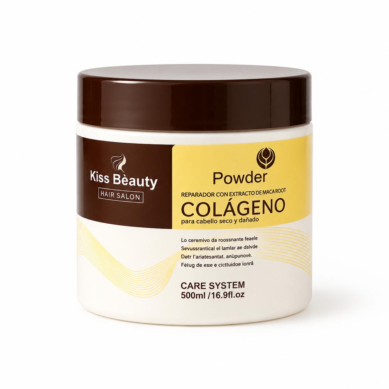 Serie Colágeno  Formato XL, Cuidado Capilar Reparador Completo con Esencia de Ma - Mascarilla Reparadora