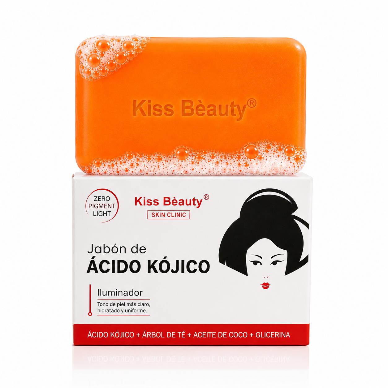 Jabón Ácido Kójico Iluminador – Con Árbol de Té, Aceite de Coco y Glicerina – 13 - Pack 1