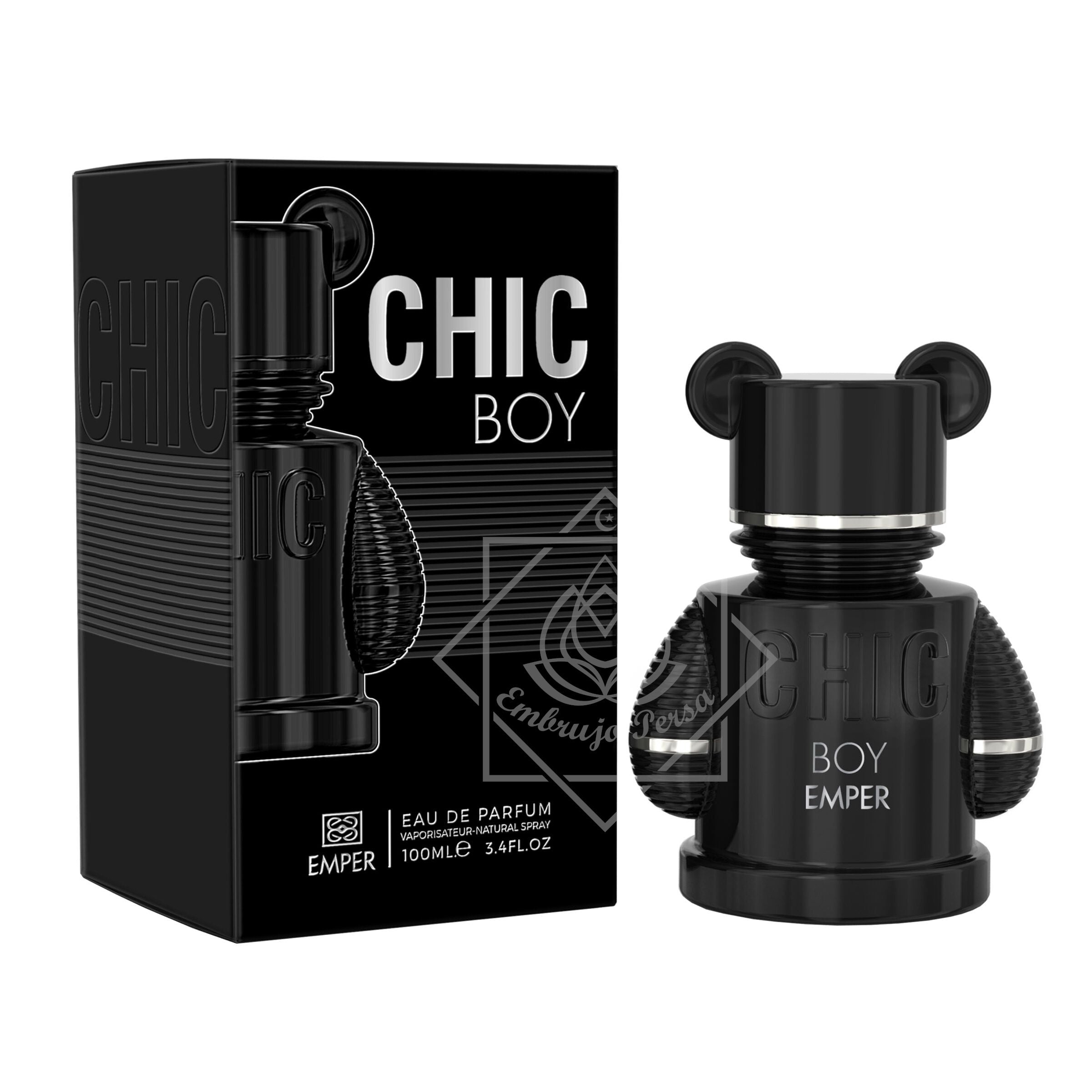 Chic Boy de Emper, Eau de Parfum para Hombres, Perfume Árabe de Larga Duración 100 m l.