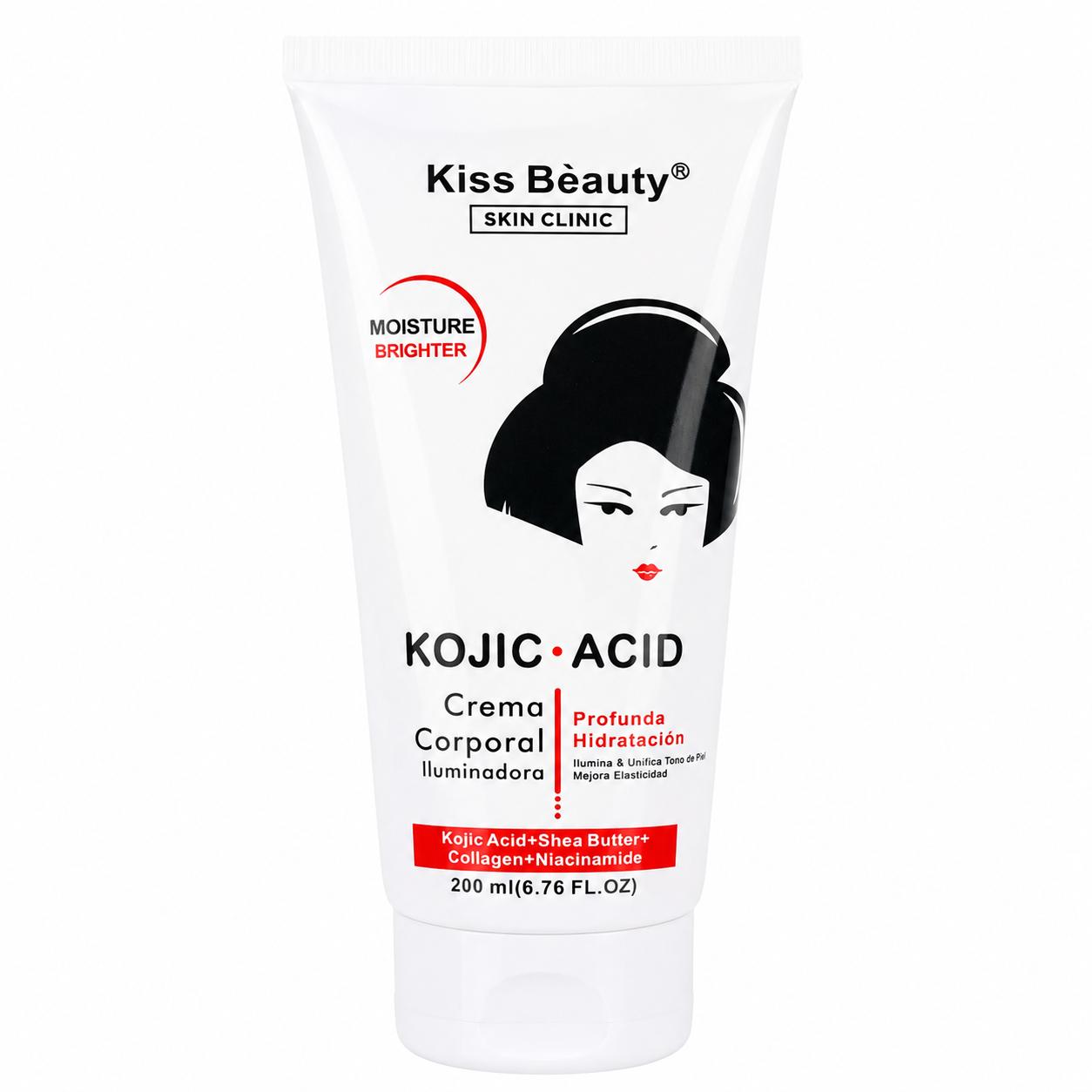 Skin Care Línea Coreana con Ácido Kójico (KOJIC ACID) , Función Despigmentante p - Crema Corporal Iluminadora