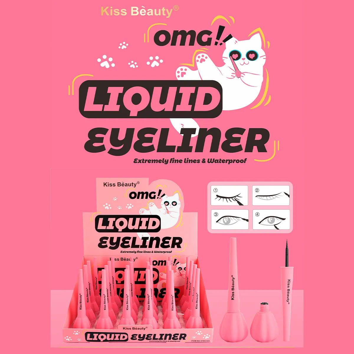 Delineador Líquido de Ojos Colección OMG