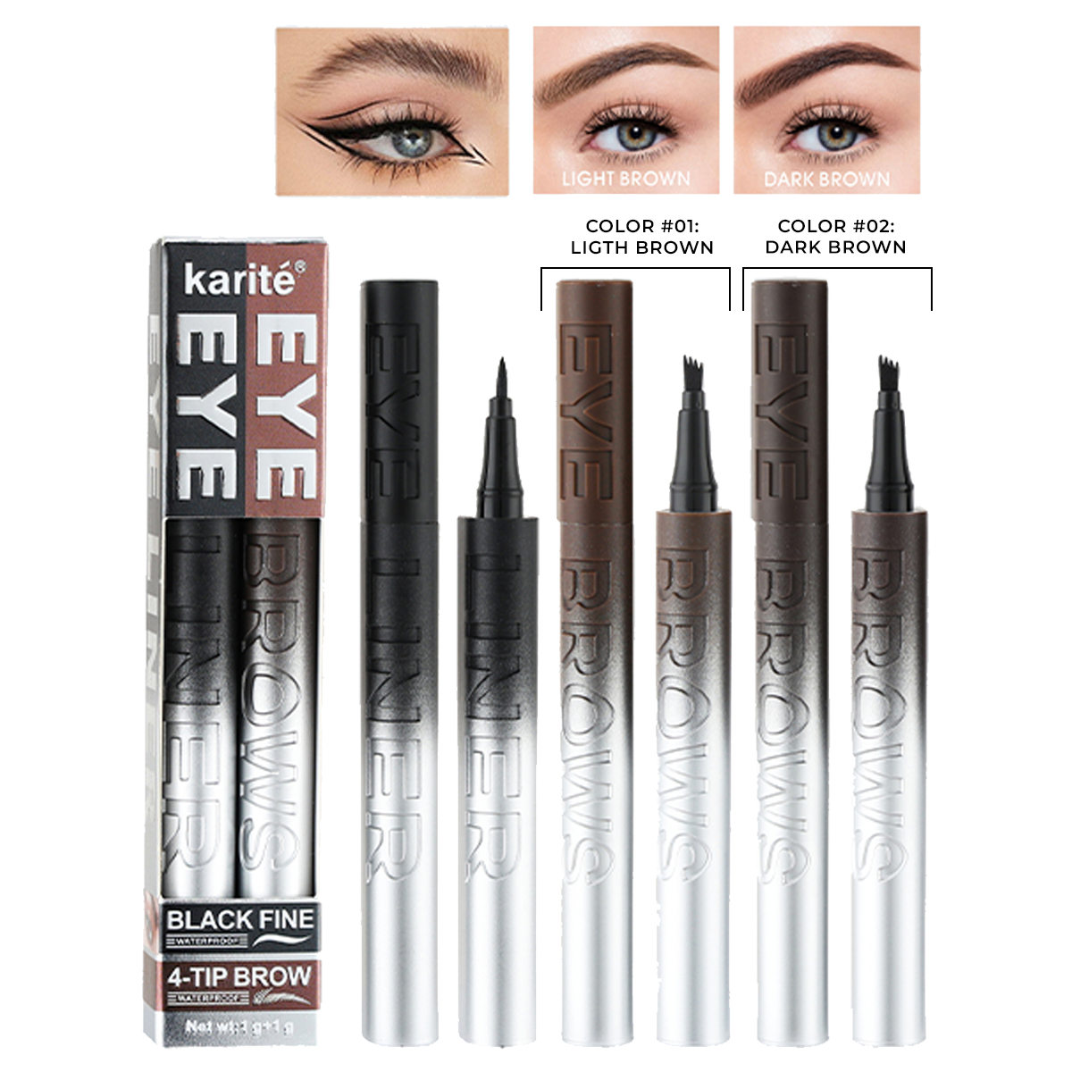 Eyeliner&Eyebrows 2 in 1
