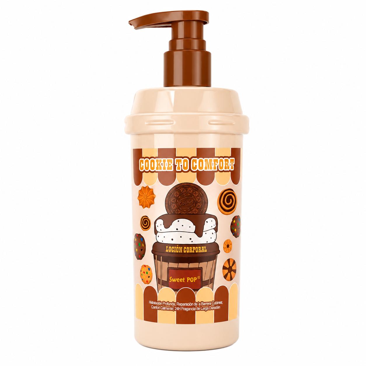 Serie Cookie to Comfort, Cuidado de Piel, Línea Comfort. Limpiador Facial, Bruma - Loción Corporal
