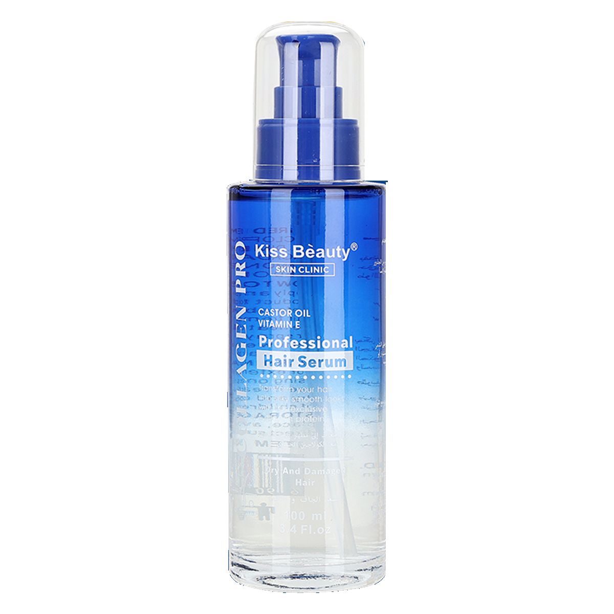 Professional Hair Serum 100 ml – Sérum Capilar Hidratante y Reparador – Keratina, Colágeno y Aceites Naturales – Para Cabello Seco y Dañado