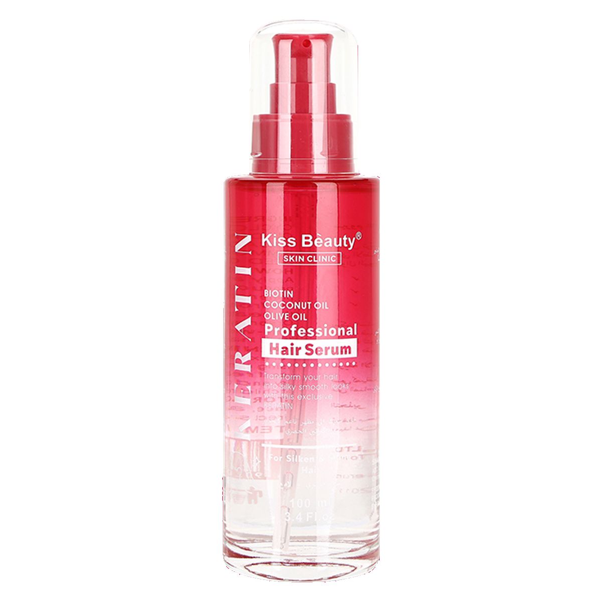Professional Hair Serum 100 ml – Sérum Capilar Hidratante y Reparador – Keratina, Colágeno y Aceites Naturales – Para Cabello Seco y Dañado