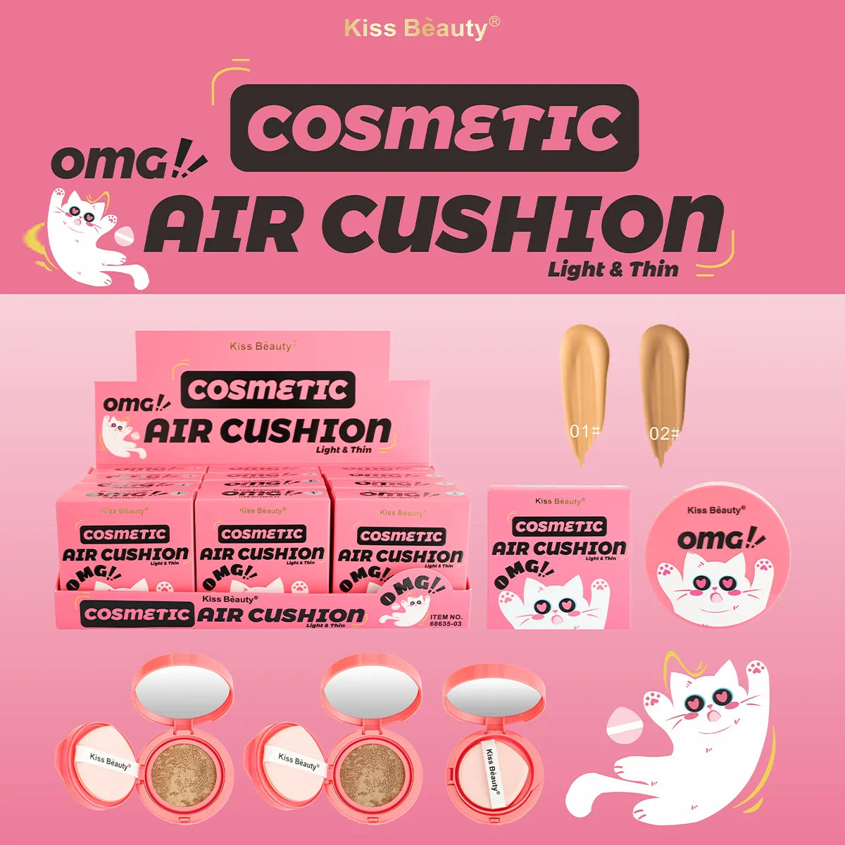 Air Cushion Ligero y Fino Colección OMG