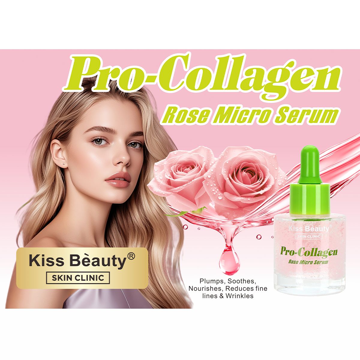 Micro Sérum con Pro-Colágeno/ Vitamina C/ Arroz Orgánico con Vitamina E, 30 ml