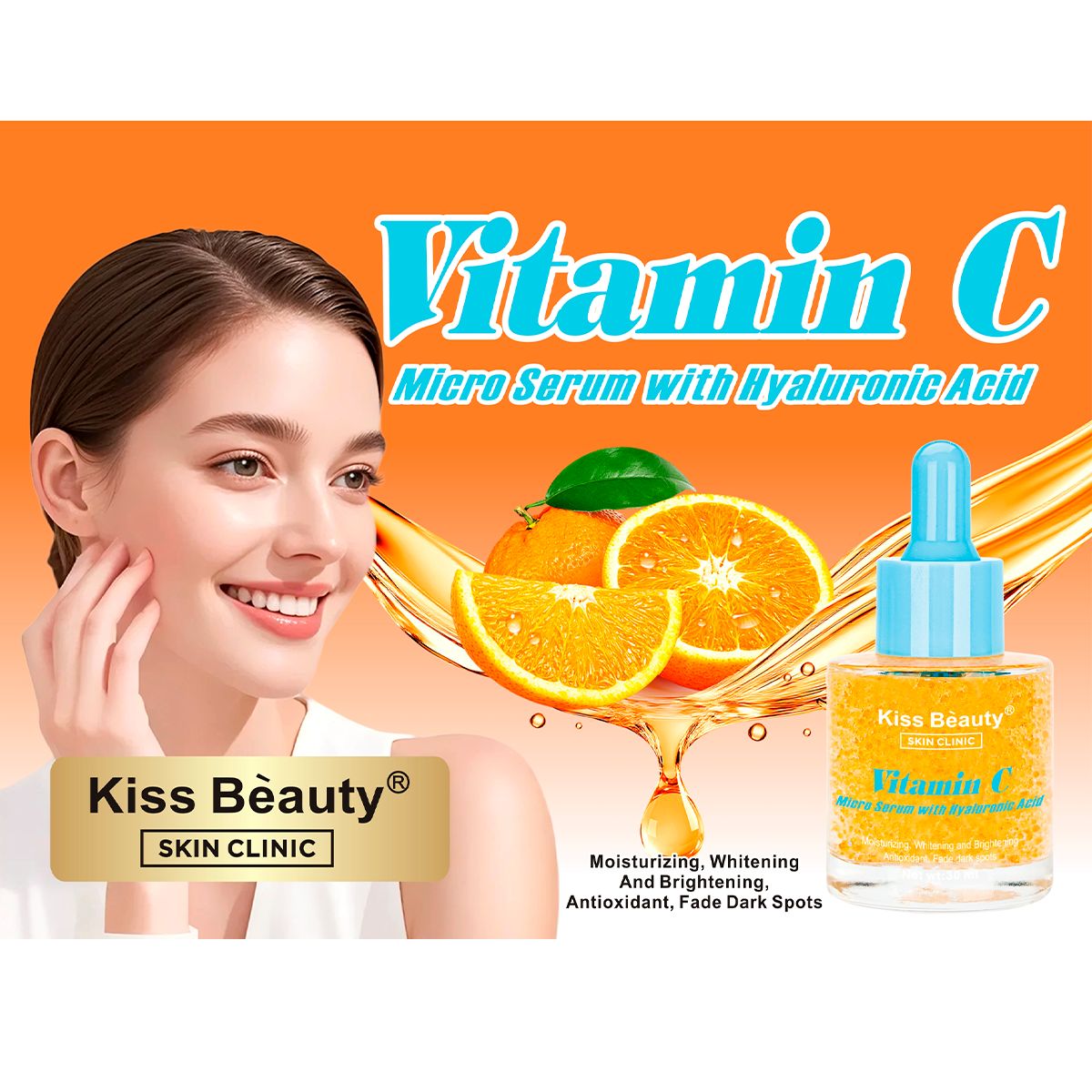 Micro Sérum con Pro-Colágeno/ Vitamina C/ Arroz Orgánico con Vitamina E, 30 ml