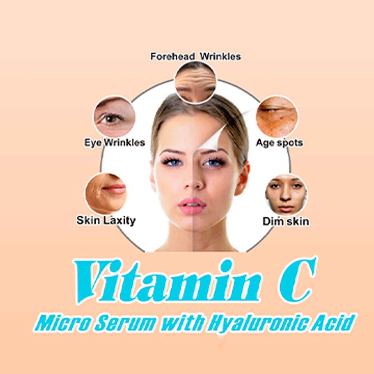 Micro Sérum con Pro-Colágeno/ Vitamina C/ Arroz Orgánico con Vitamina E, 30 ml