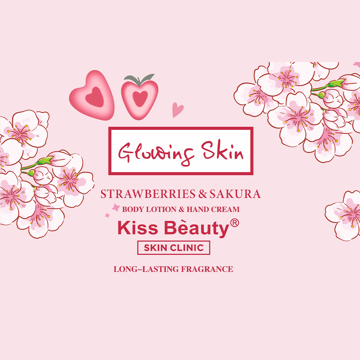 Loción Corporal & Crema de Manos (Fresa y Sakura)