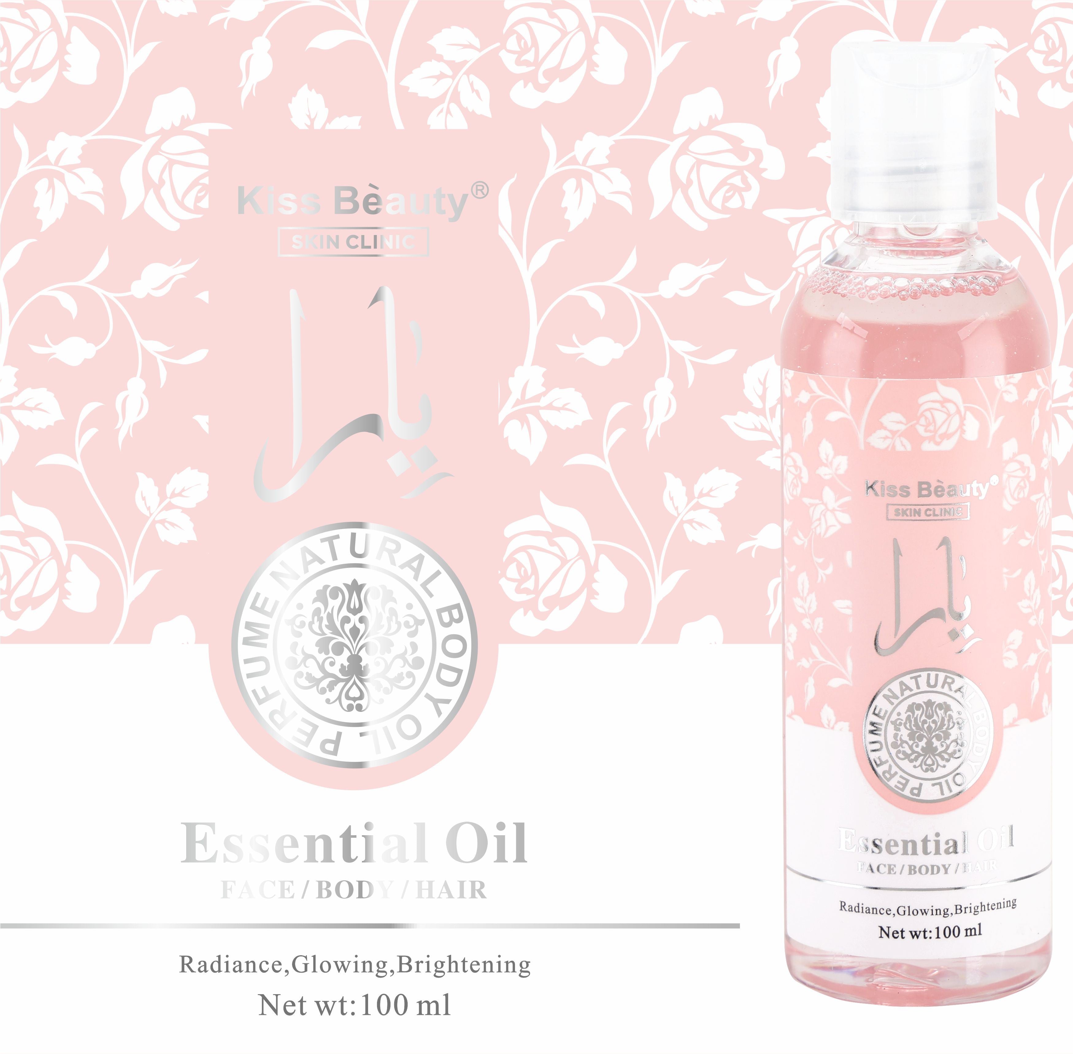 Aceite Concentrado para Cara, Pelo y Cuerpo. Esencia Árabe. Ambientado en Perfume Yara.