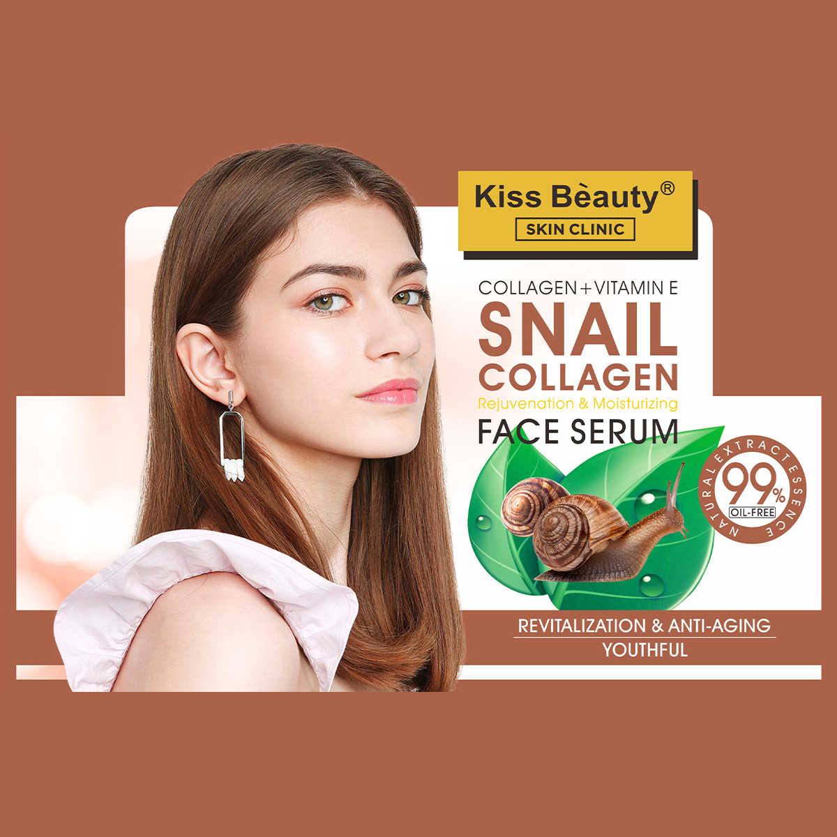 Sérum Facial con Colágeno de Baba de Caracol