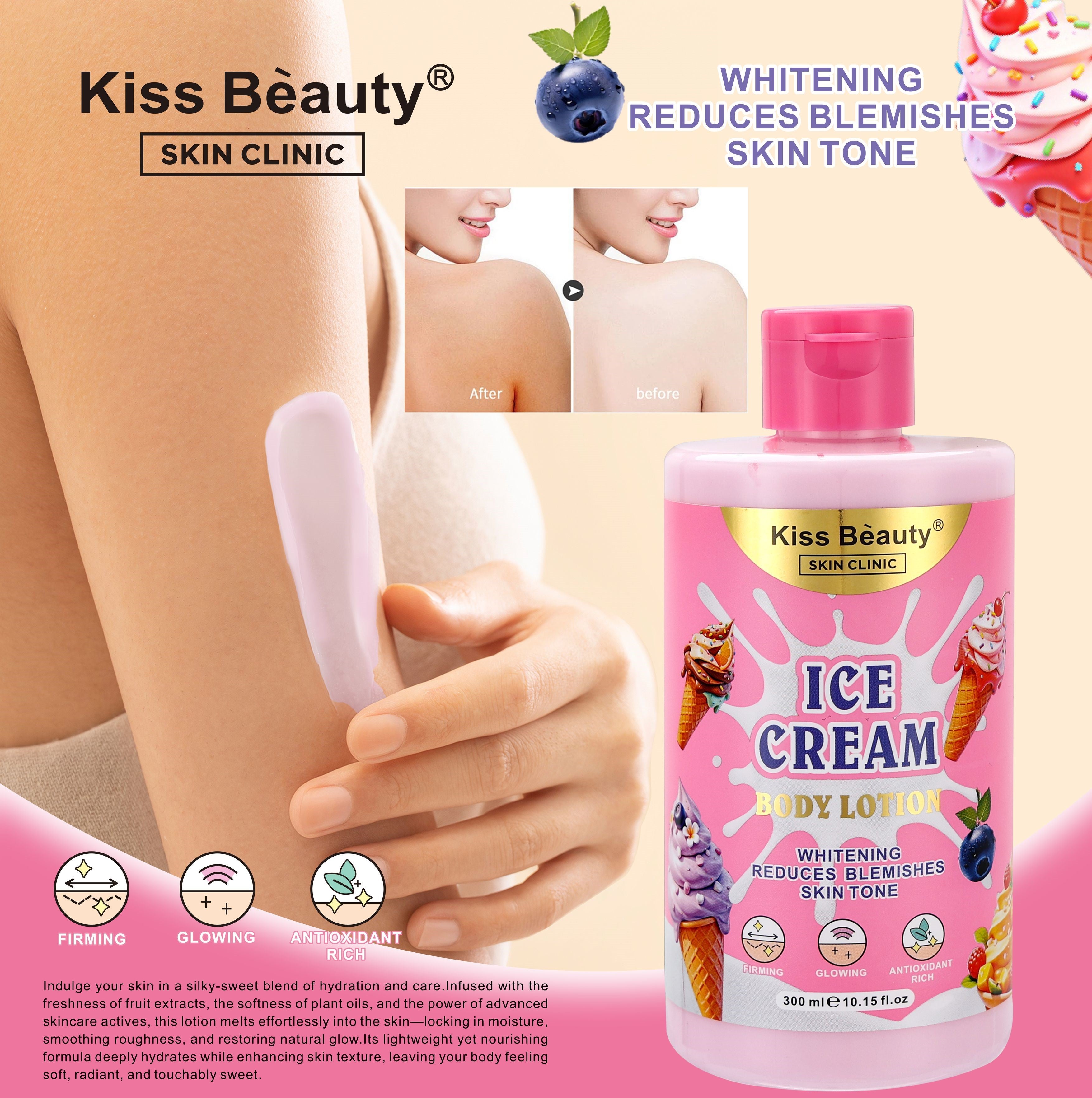 Loción Corporal Candy Fantasy, Bubb Legum, Cotton Candy, Cherry Boom, Ice Cream, Fruit Gummy, Strawberry Cheesecake, Chocolate Fudge