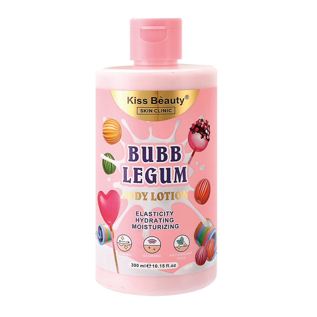 Loción Corporal Candy Fantasy, Bubb Legum, Cotton Candy, Cherry Boom, Ice Cream, Fruit Gummy, Strawberry Cheesecake, Chocolate Fudge