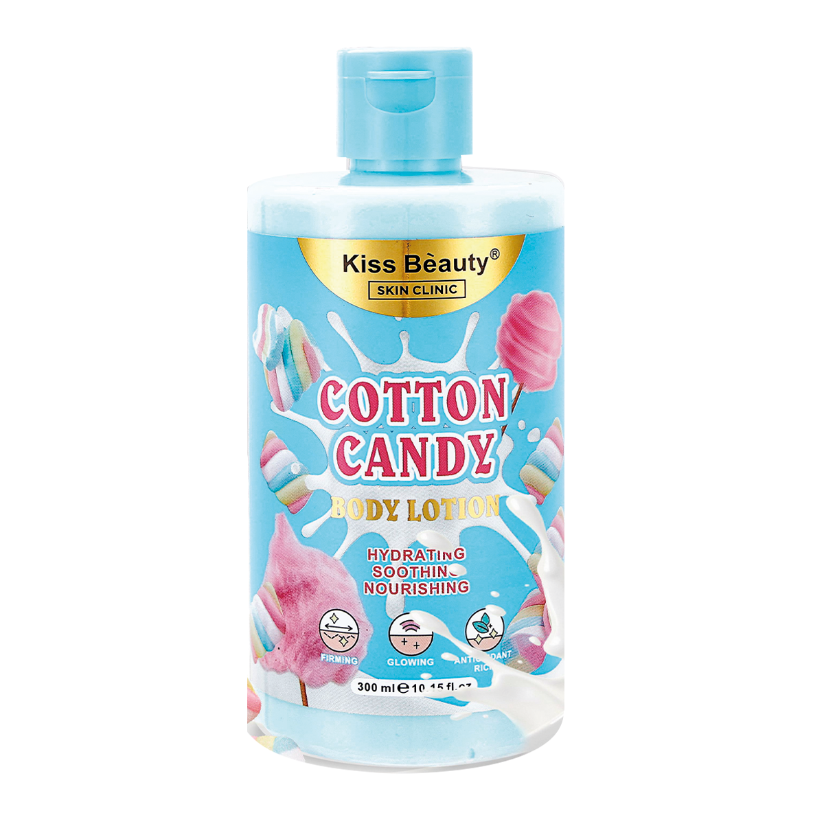 Loción Corporal Candy Fantasy, Bubb Legum, Cotton Candy, Cherry Boom, Ice Cream, Fruit Gummy, Strawberry Cheesecake, Chocolate Fudge