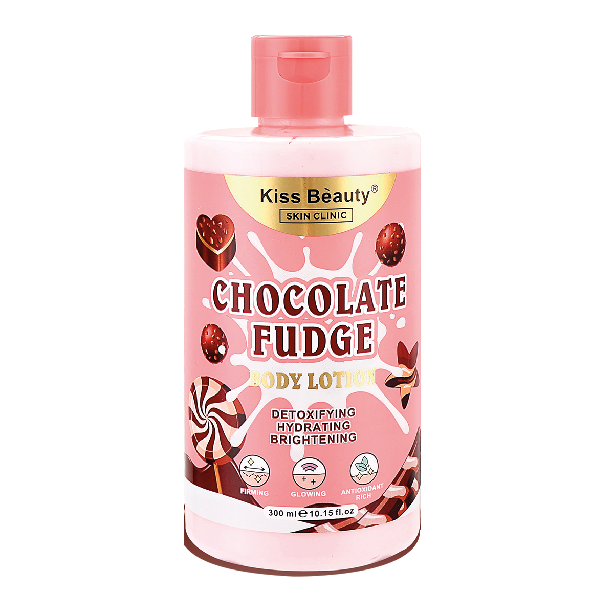 Loción Corporal Candy Fantasy, Bubb Legum, Cotton Candy, Cherry Boom, Ice Cream, Fruit Gummy, Strawberry Cheesecake, Chocolate Fudge