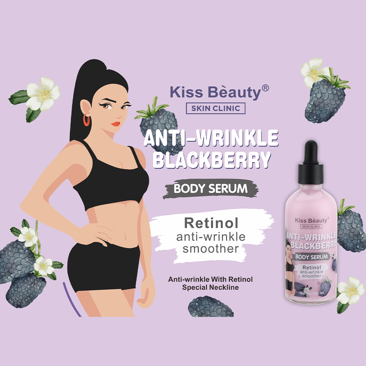 Sérum Corporal Vitamina C, Retinol o Ácido Hialurónico