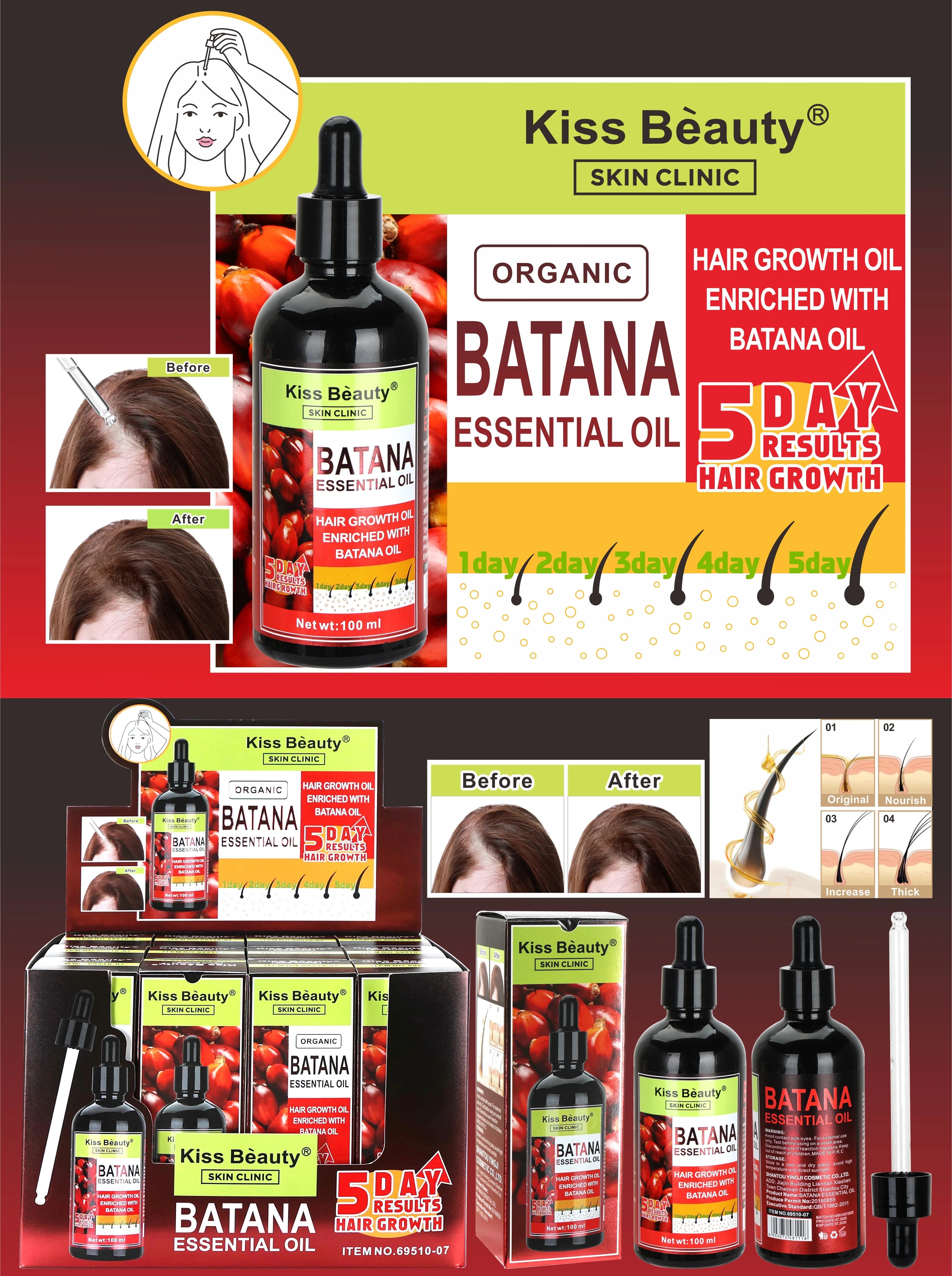 Aceite Concentrado de Batana para Crecimiento y Anti Caída del Cabello.  Resultado en 5 Días.