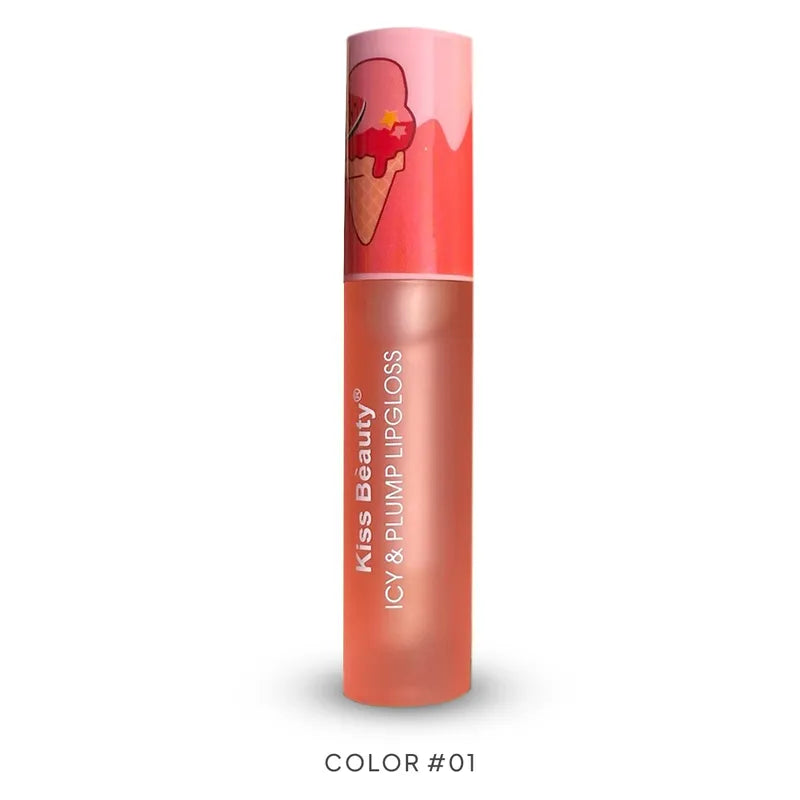 3D Lipgloss Brillo Labial Helado, Afrutado y Voluminizador