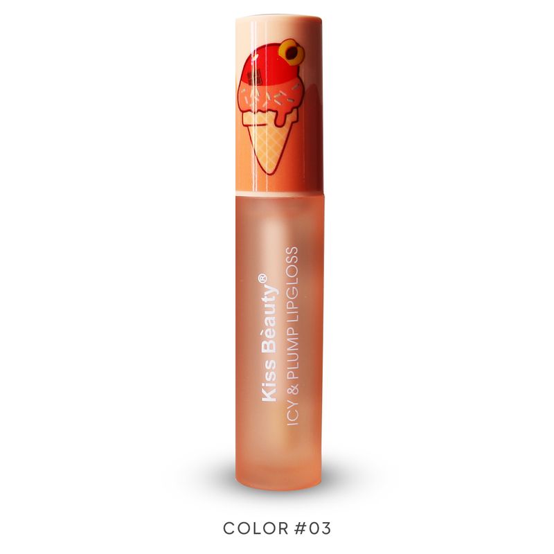 3D Lipgloss Brillo Labial Helado, Afrutado y Voluminizador