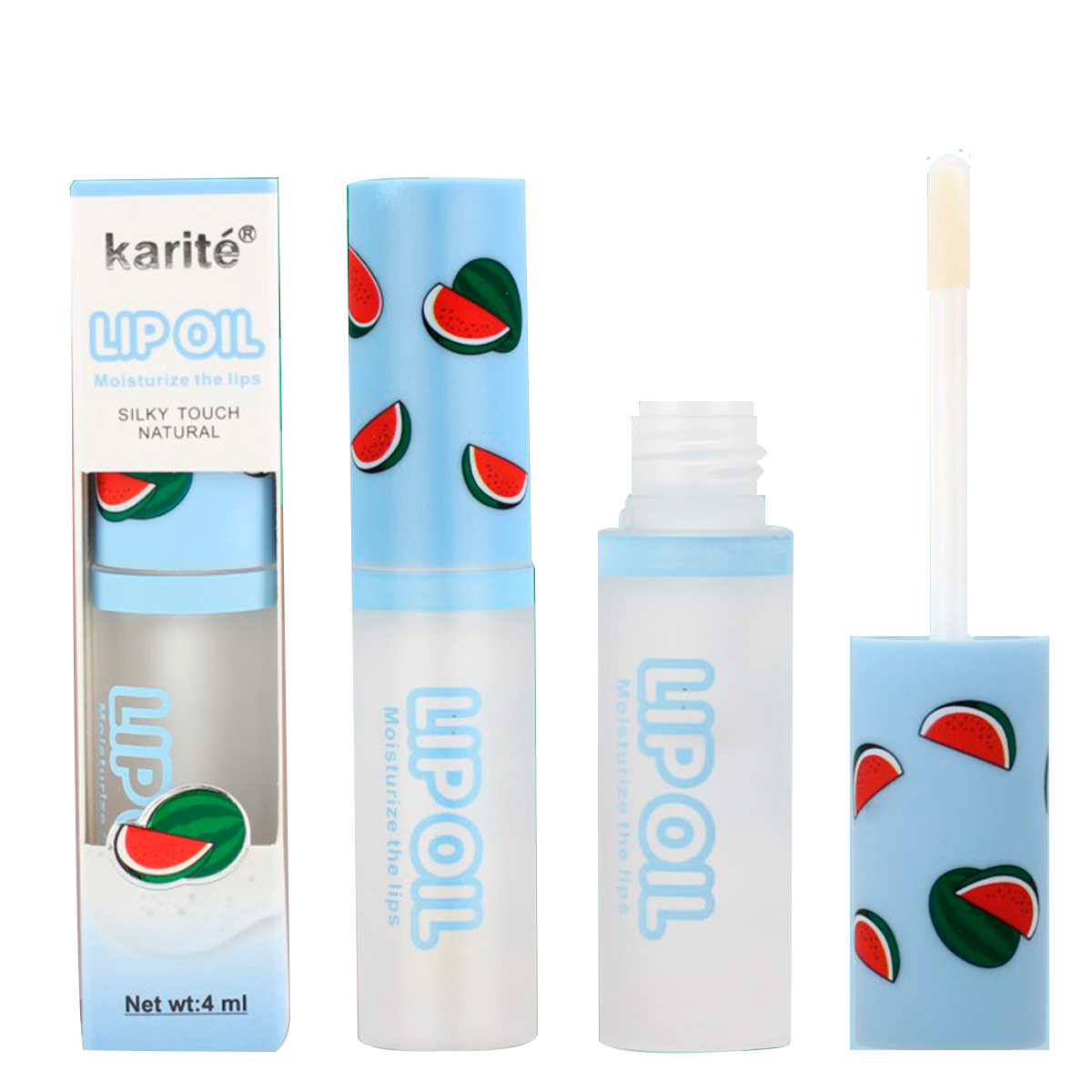 Aceite Labial Lip Oil con Agradables Olores Melocotón/ Sandía/ Aloe Vera