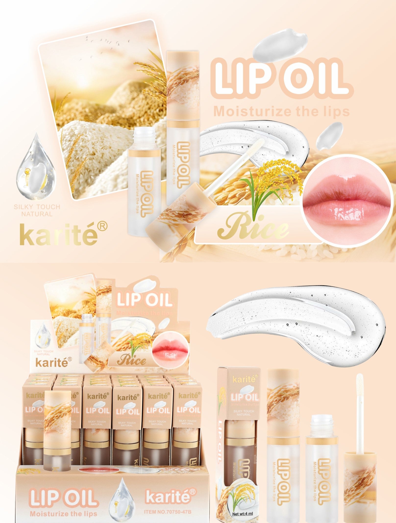 Lip Oil Aceite Labial Hidratante Tacto Sedoso
