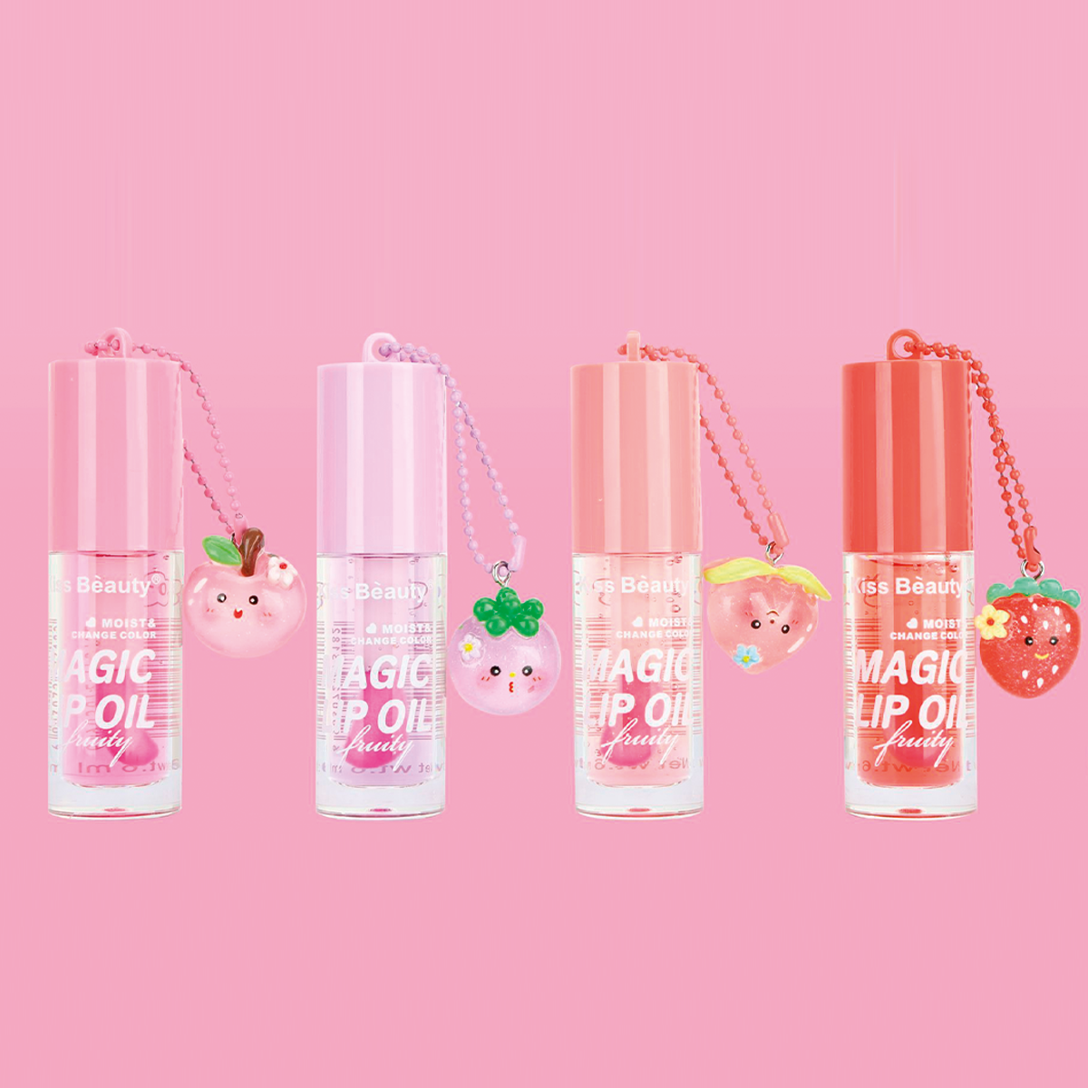Lip Oil Mágico Afrutado con Colgante