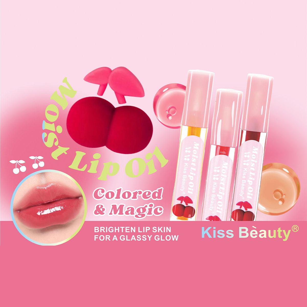 Aceite Labial, Lip Oil Hidratante Nutritivo con Vitamina E, Colágeno o Ácido Hialurónico.