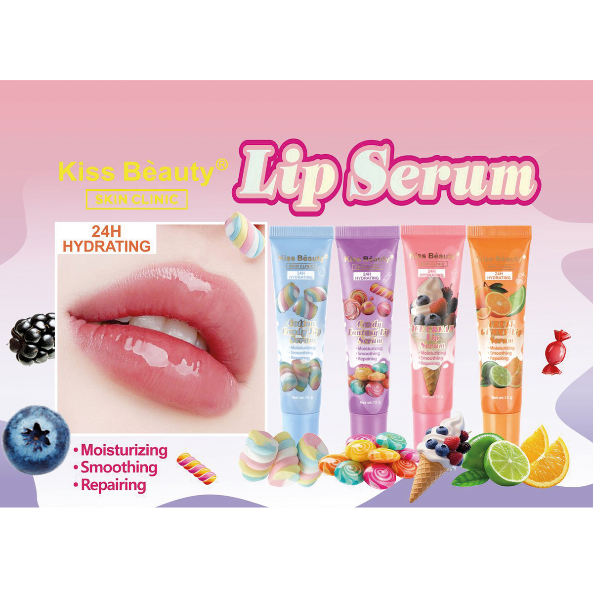 Sérum Labial Hidratante Suavizante Olores Agradables