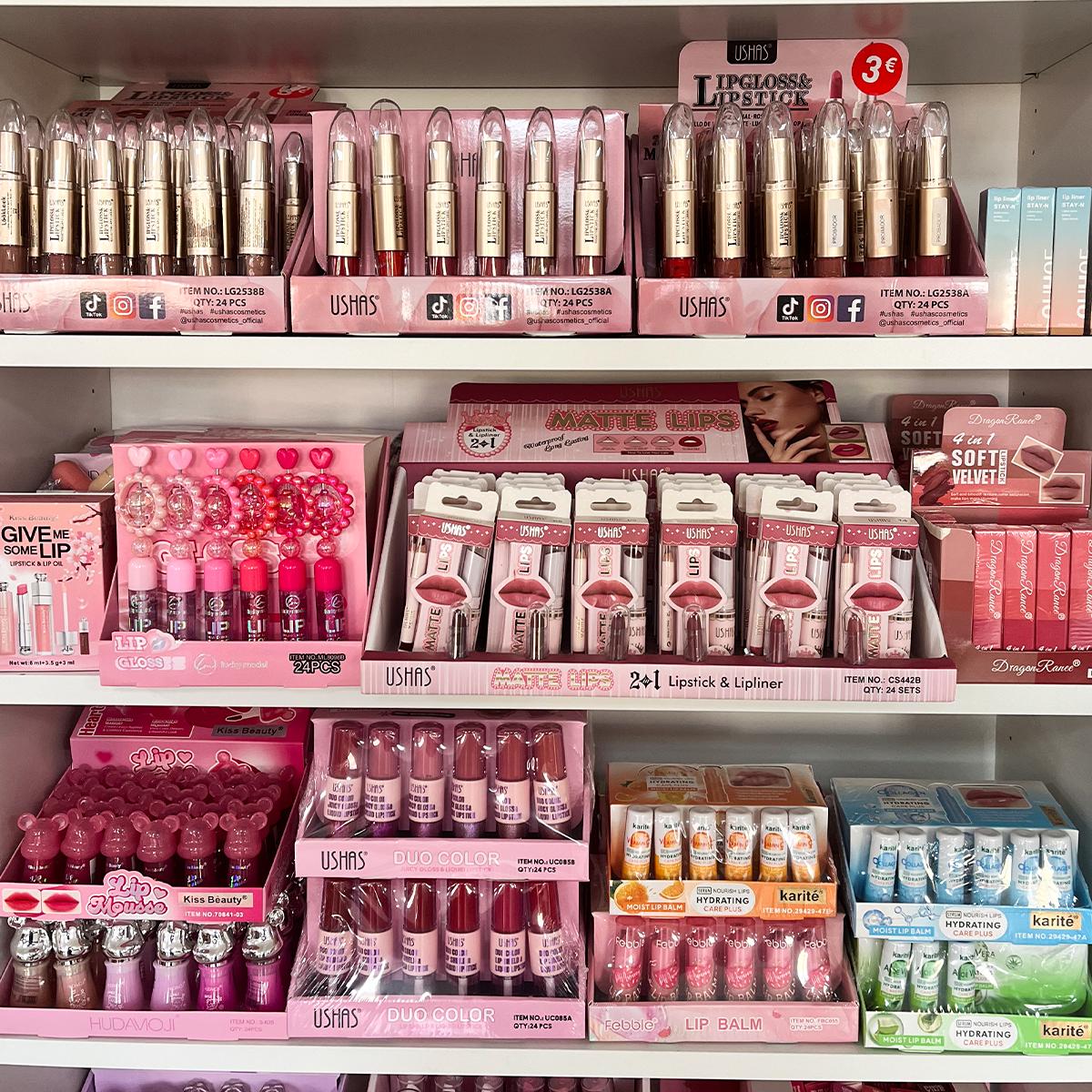 Lote de Labiales,. Bálsamos, Lip Gloss, Lip Oil, Lip Tint, Pintalabios, Mate, Brillo, Divertidos, Cutes, Satinados. Labi