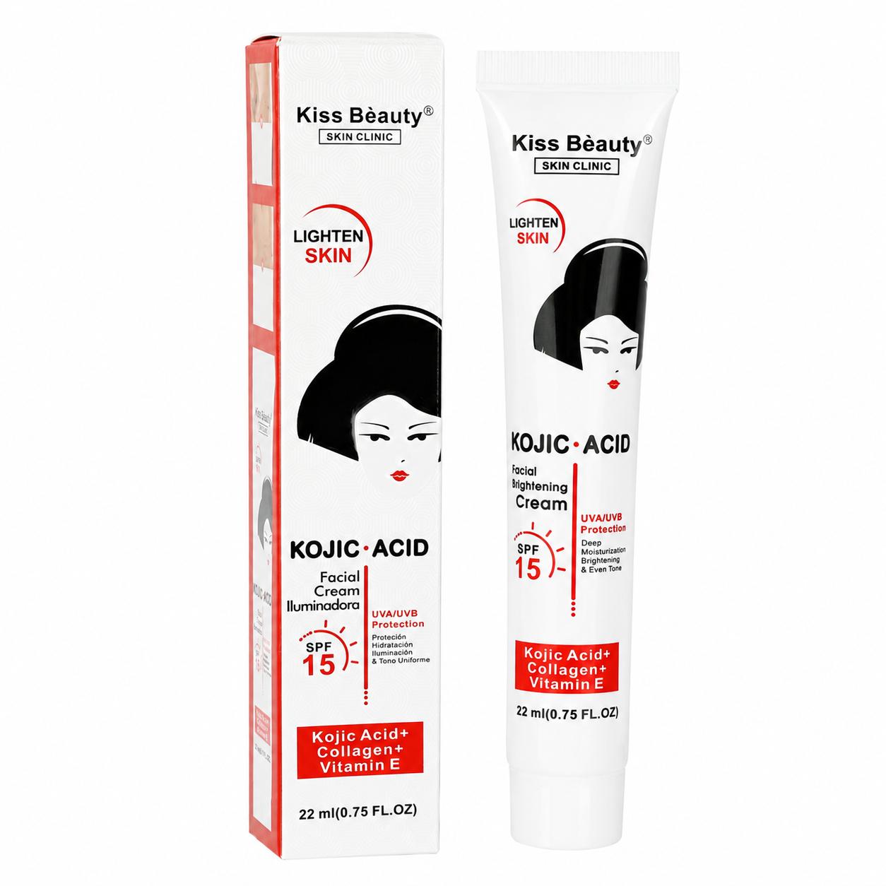 Skin Care Línea Coreana con Ácido Kójico (KOJIC ACID) , Función Despigmentante p - Crema Facial Iluminadora