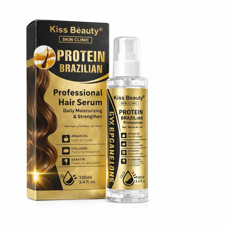 Professional Hair Serum 100 ml – Sérum Capilar Hidratante y Reparador – Keratina, Colágeno y Aceites Naturales – Para Ca