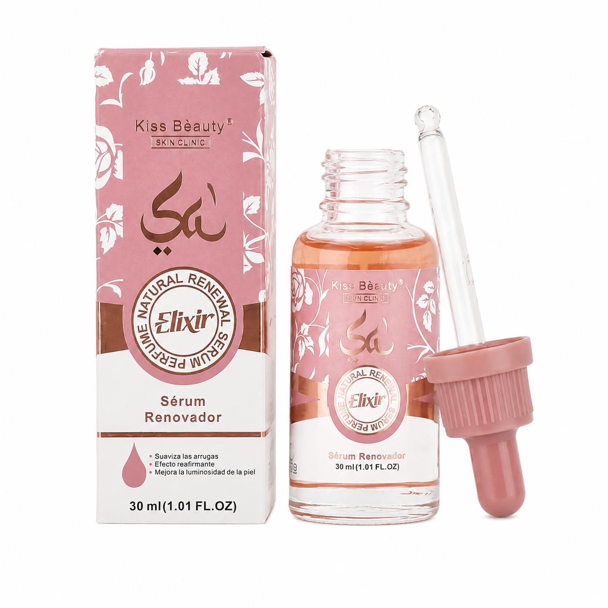 Colección Esencia Árabe Serie Elixir, Loción Corporal, Gel de Ducha, Desodorante - Sérum Renovador