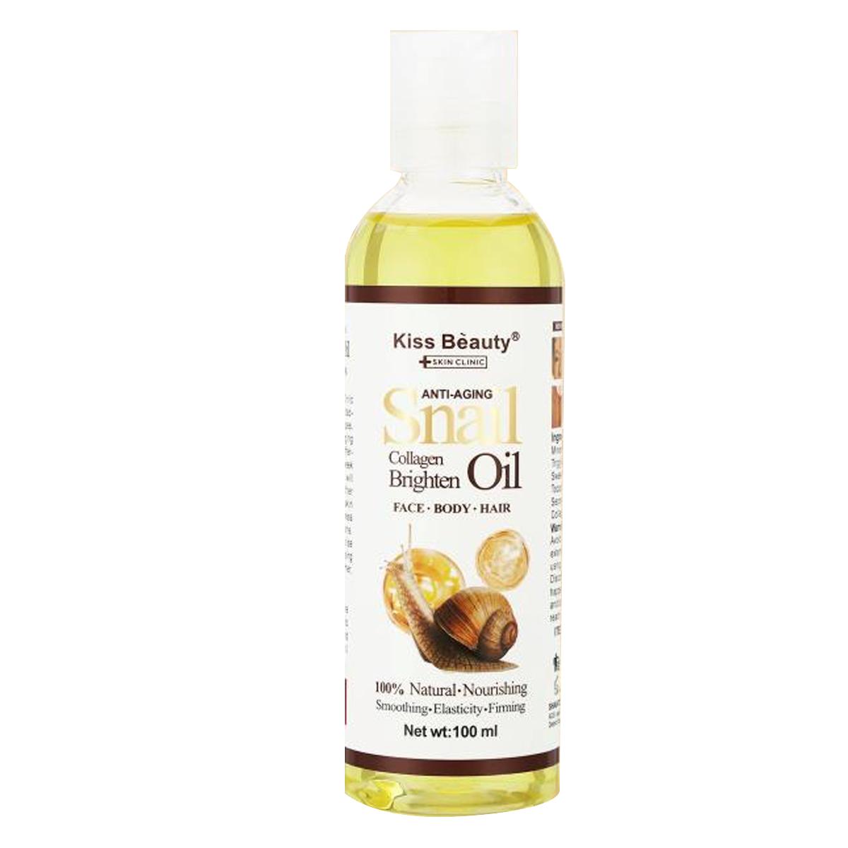 Aceites Naturales Multiuso para Rostro, Cuerpo y Cabello – Aceite de Baba de Car - Baba de Caracol y Colágeno