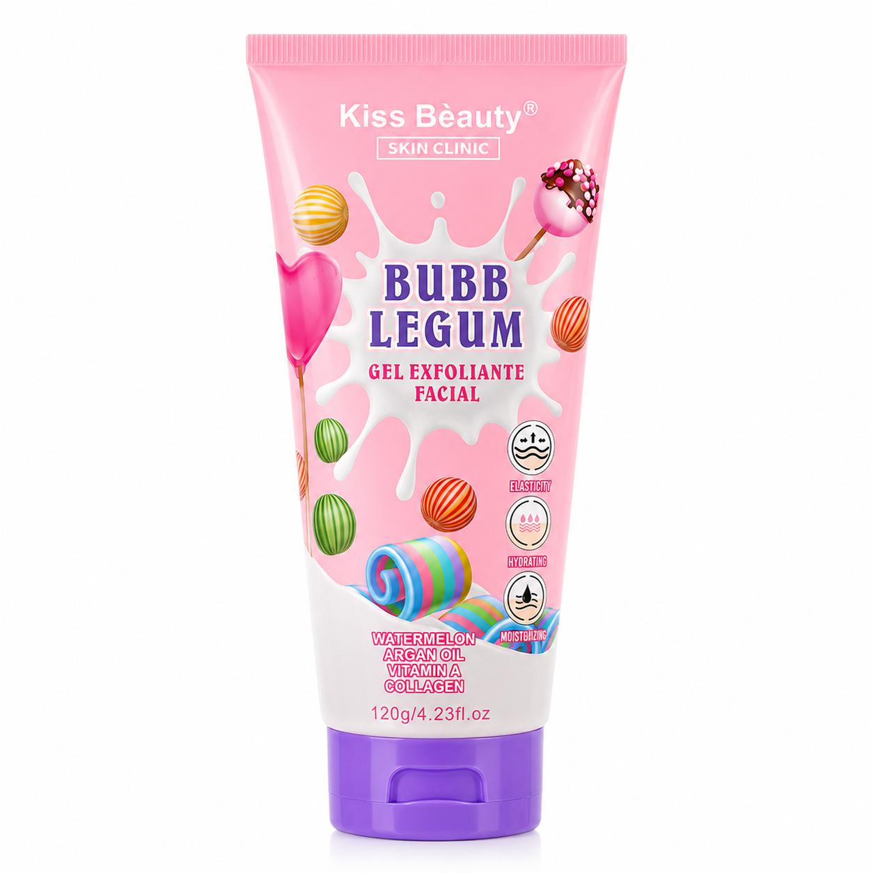 Gel de Ducha, Loción Corporal, Mascarilla Hidratante. 8 Sensaciones, Candy Fanta - Exfoliante Facial Bubb Legum