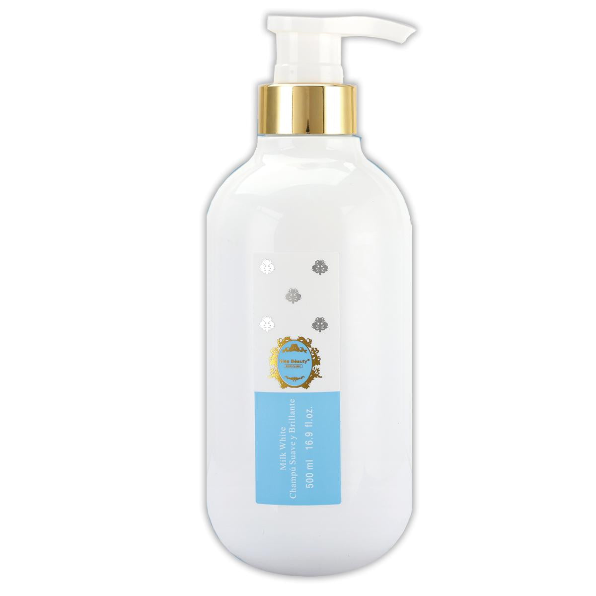 Champú Suave y Brillante. Serie Milk White.