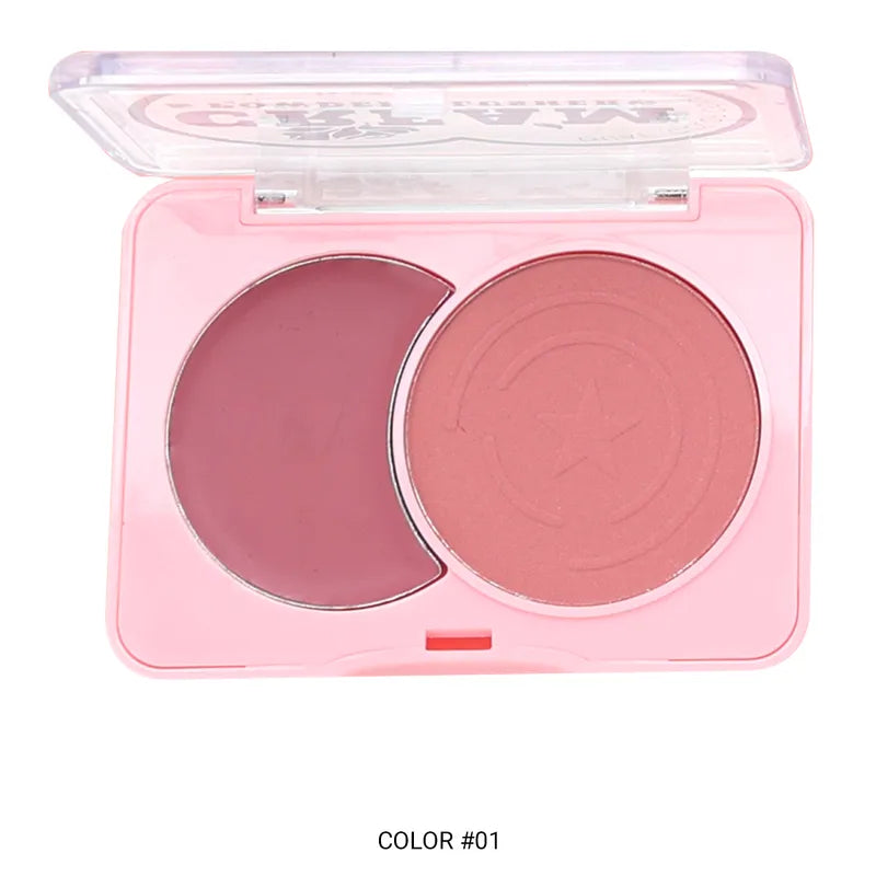 Dual Colorete Compacto Cremoso