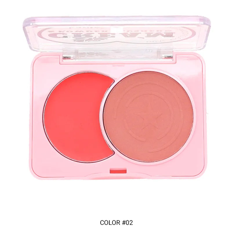 Dual Colorete Compacto Cremoso