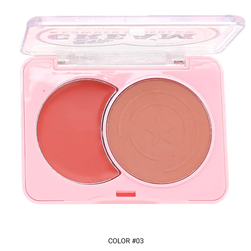 Dual Colorete Compacto Cremoso