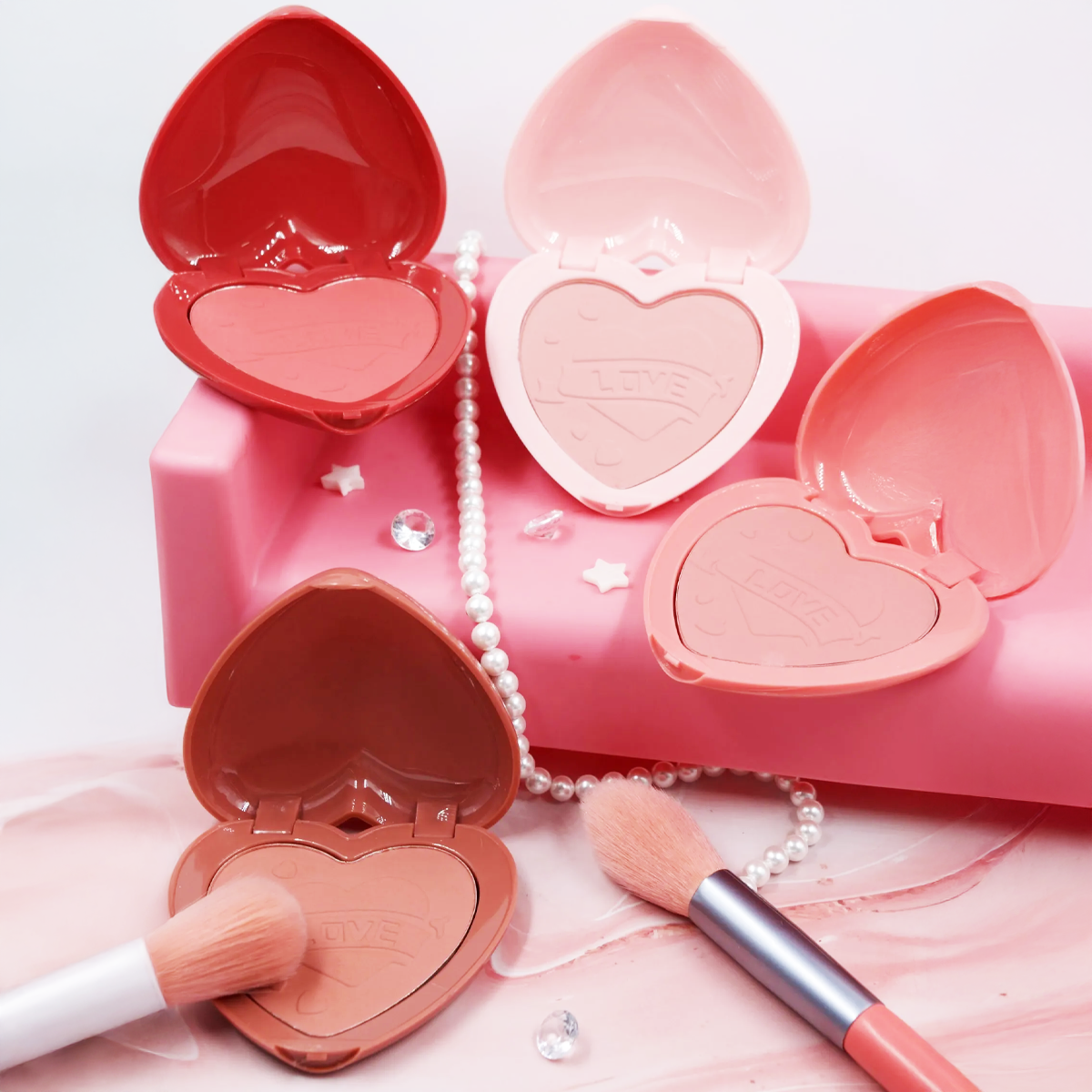 Colorete en Formato Corazón