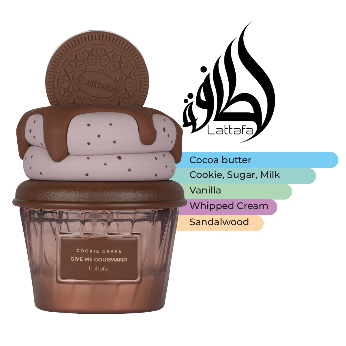 Lattafa Cookie Crave, Perfume Árabe de Galleta | Fragrance type:Unisex