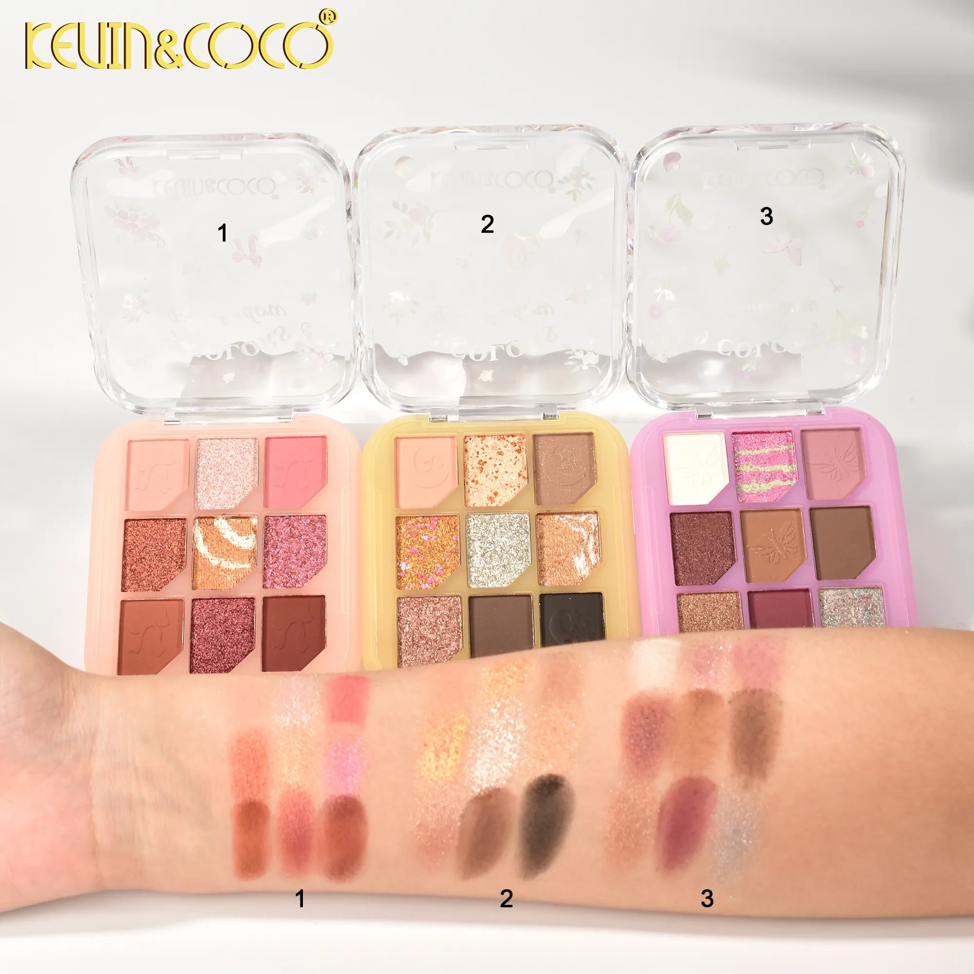 Paleta de Sombras de Ojos Gentle Bloom de 9 tonos