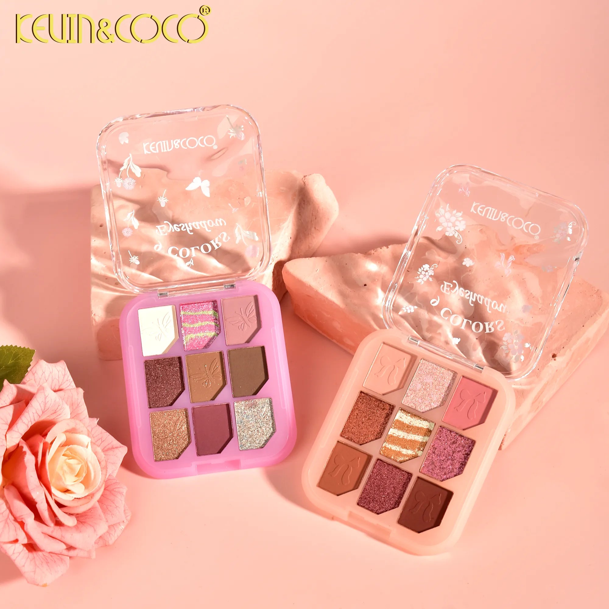 Paleta de Sombras de Ojos Gentle Bloom de 9 tonos