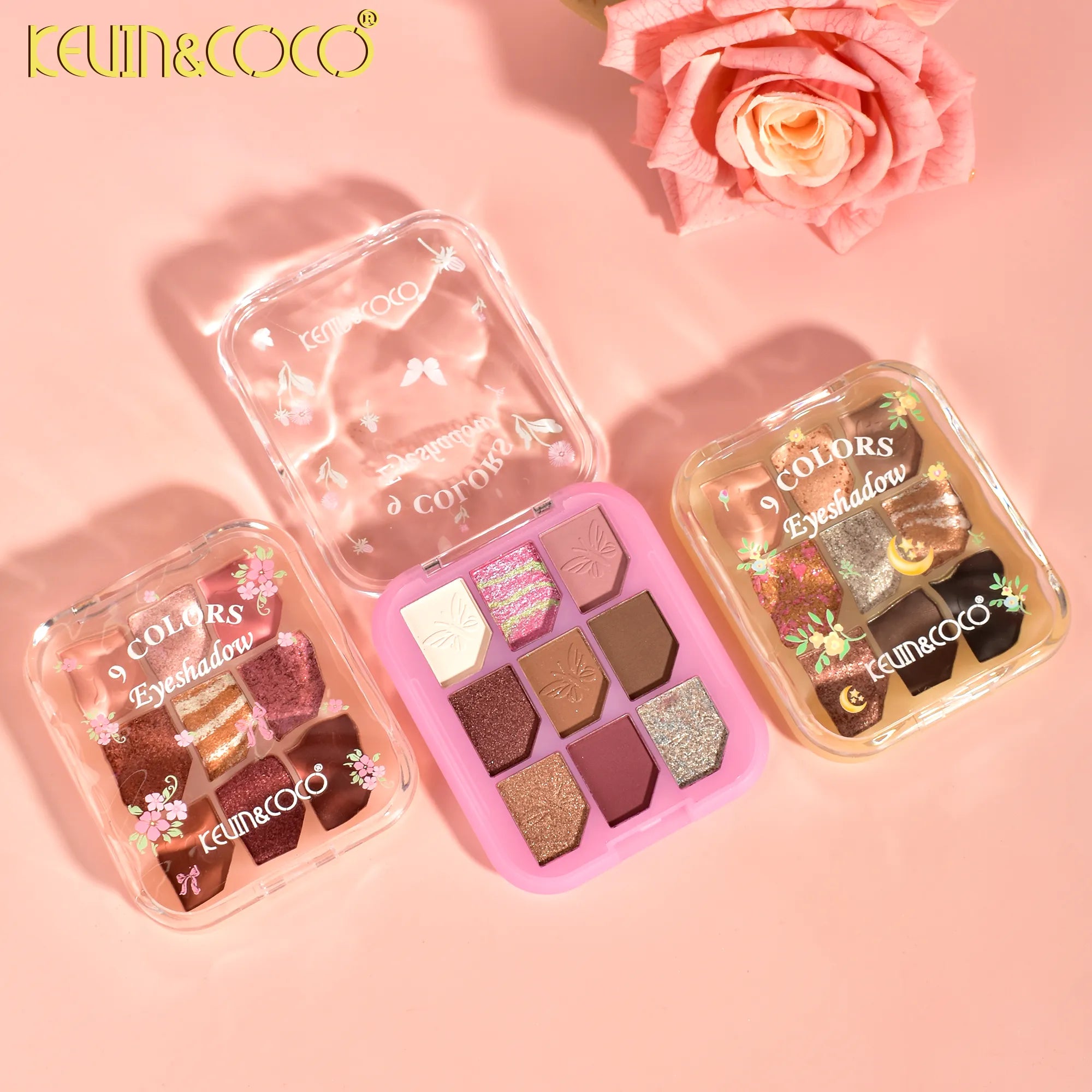 Paleta de Sombras de Ojos Gentle Bloom de 9 tonos